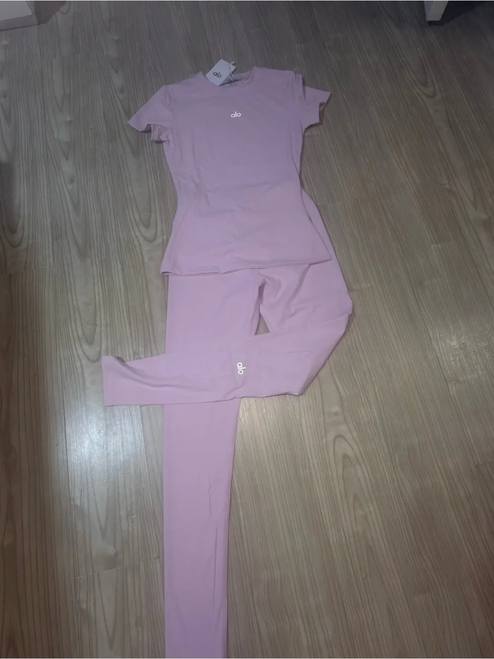 Bubblegum Pink Short Sleeve Crop Tee